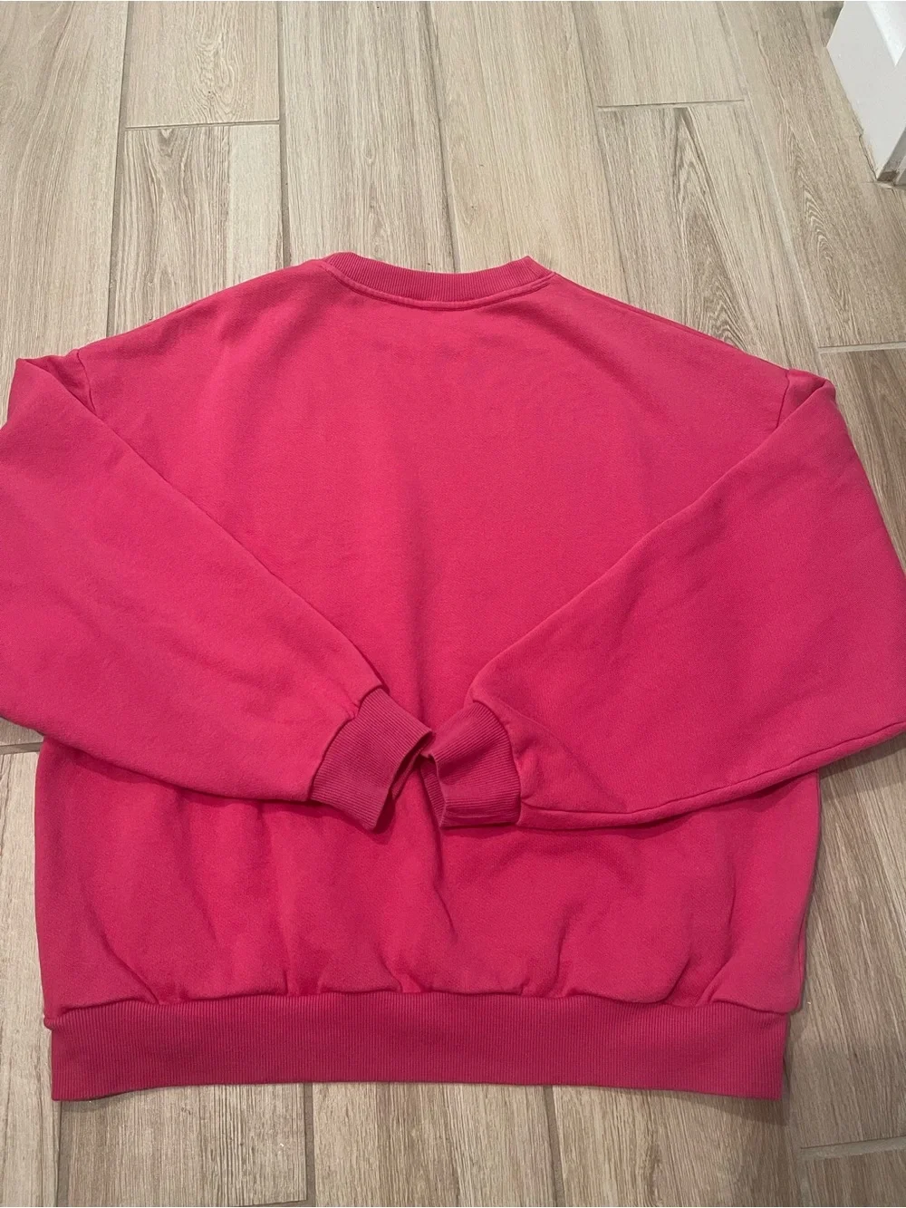 Alo Yoga Accolade Crewneck Sweatshirt Pink Summer Crush Sz S 4-6 W